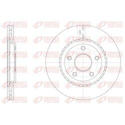 Brzdový kotúč REMSA 61515.10