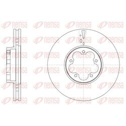 Brzdový kotúč REMSA 61568.10
