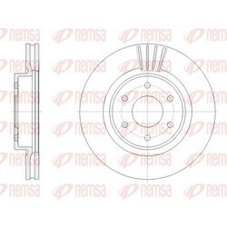 Brzdový kotúč REMSA 61963.10