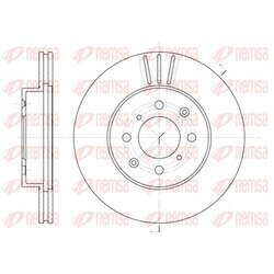 Brzdový kotúč REMSA 6226.10