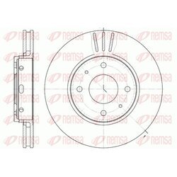 Brzdový kotúč REMSA 6585.10
