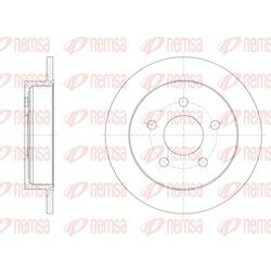 Brzdový kotúč REMSA 6719.00