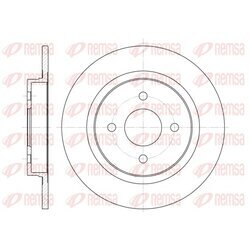 Brzdový kotúč REMSA 6759.00