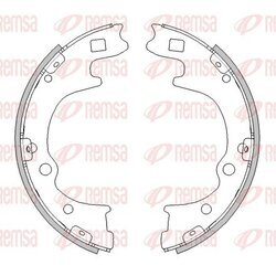 Brzdové čeľuste REMSA 4496.00
