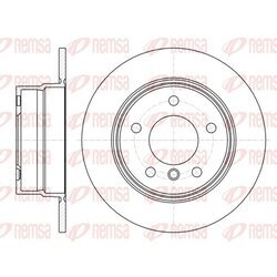 Brzdový kotúč REMSA 61144.00