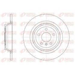 Brzdový kotúč REMSA 61577.00