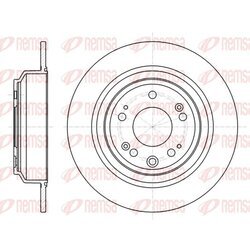 Brzdový kotúč REMSA 61608.00