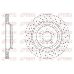 Brzdový kotúč REMSA 61900.10