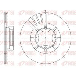 Brzdový kotúč REMSA 6428.10