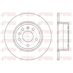 Brzdový kotúč REMSA 6487.00