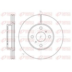 Brzdový kotúč REMSA 6635.10