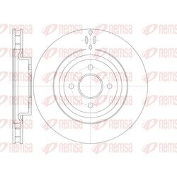 Brzdový kotúč REMSA 6771.10