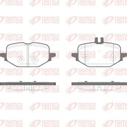 Sada brzdových platničiek kotúčovej brzdy REMSA 1972.00