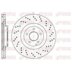 Brzdový kotúč REMSA 61124.10