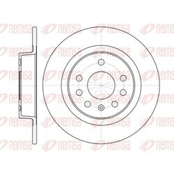 Brzdový kotúč REMSA 61317.00