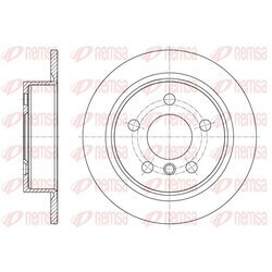 Brzdový kotúč REMSA 61618.00