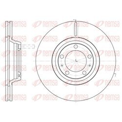 Brzdový kotúč REMSA 6247.10