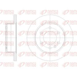 Brzdový kotúč REMSA 62535.00
