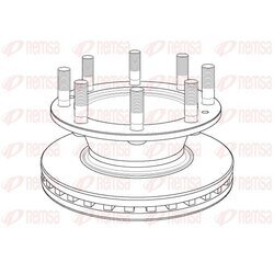 Brzdový kotúč REMSA NCA1163.20