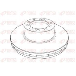 Brzdový kotúč REMSA NCA1184.20