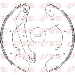 Brzdové čeľuste REMSA 4056.00