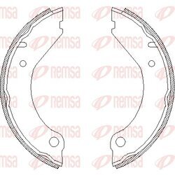 Brzdová čeľusť, parkovacia brzda REMSA 4399.00