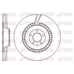 Brzdový kotúč REMSA 61238.10