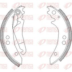 Brzdové čeľuste REMSA 4136.00