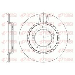 Brzdový kotúč REMSA 61125.10