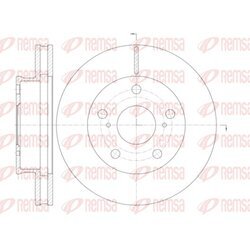 Brzdový kotúč REMSA 61421.10