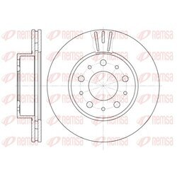 Brzdový kotúč REMSA 6231.10