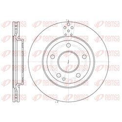 Brzdový kotúč REMSA 6748.10
