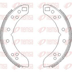 Brzdové čeľuste REMSA 4635.00