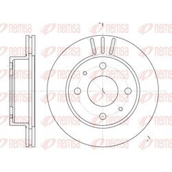 Brzdový kotúč REMSA 61150.10