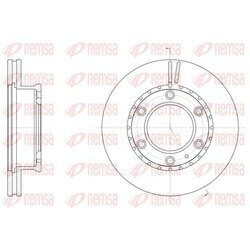 Brzdový kotúč REMSA 61706.10