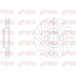 Brzdový kotúč REMSA 62546.10