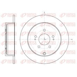 Brzdový kotúč REMSA 6997.00