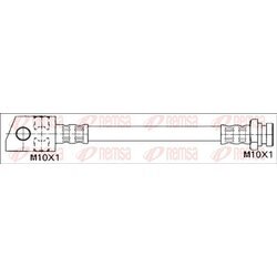 Brzdová hadica REMSA G1900.56