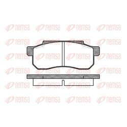 Sada brzdových platničiek kotúčovej brzdy REMSA 0203.00