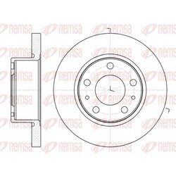 Brzdový kotúč REMSA 61007.00
