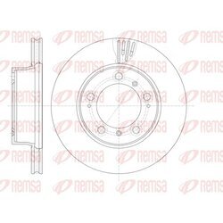 Brzdový kotúč REMSA 61135.10