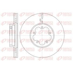 Brzdový kotúč REMSA 61460.10