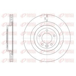 Brzdový kotúč REMSA 61612.10