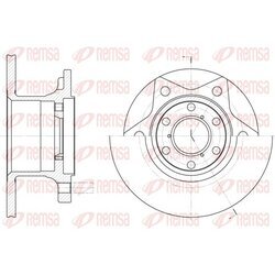 Brzdový kotúč REMSA 6242.00