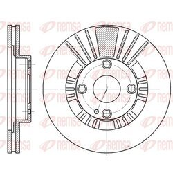 Brzdový kotúč REMSA 6812.10