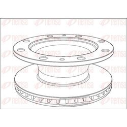 Brzdový kotúč REMSA NCA1014.20