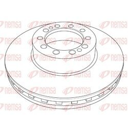 Brzdový kotúč REMSA NCA1210.20