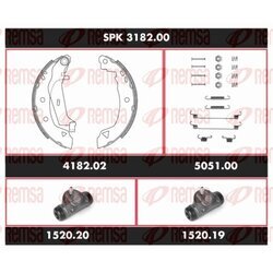 Sada bŕzd, Bubnová brzda REMSA SPK 3182.00