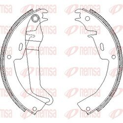Brzdové čeľuste REMSA 4010.00