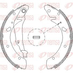 Brzdové čeľuste REMSA 4053.00
